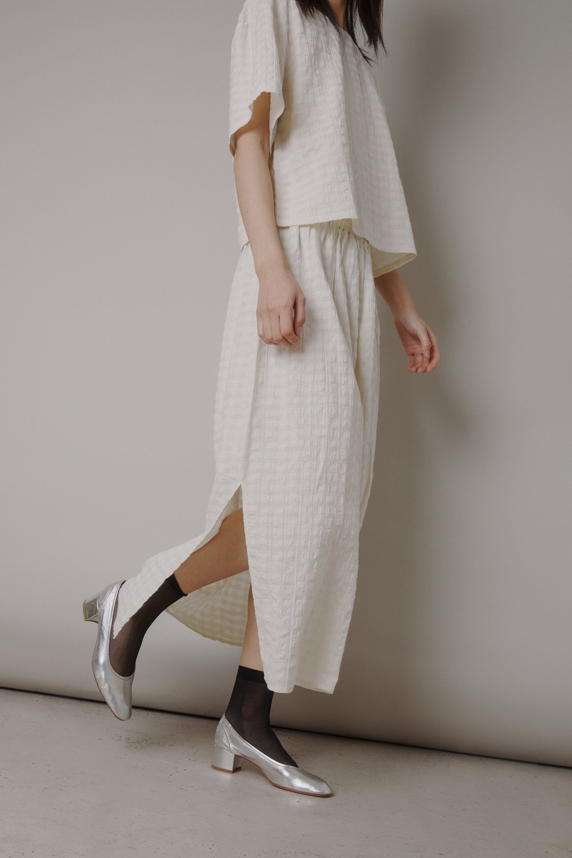 Cream Georgia Skirt