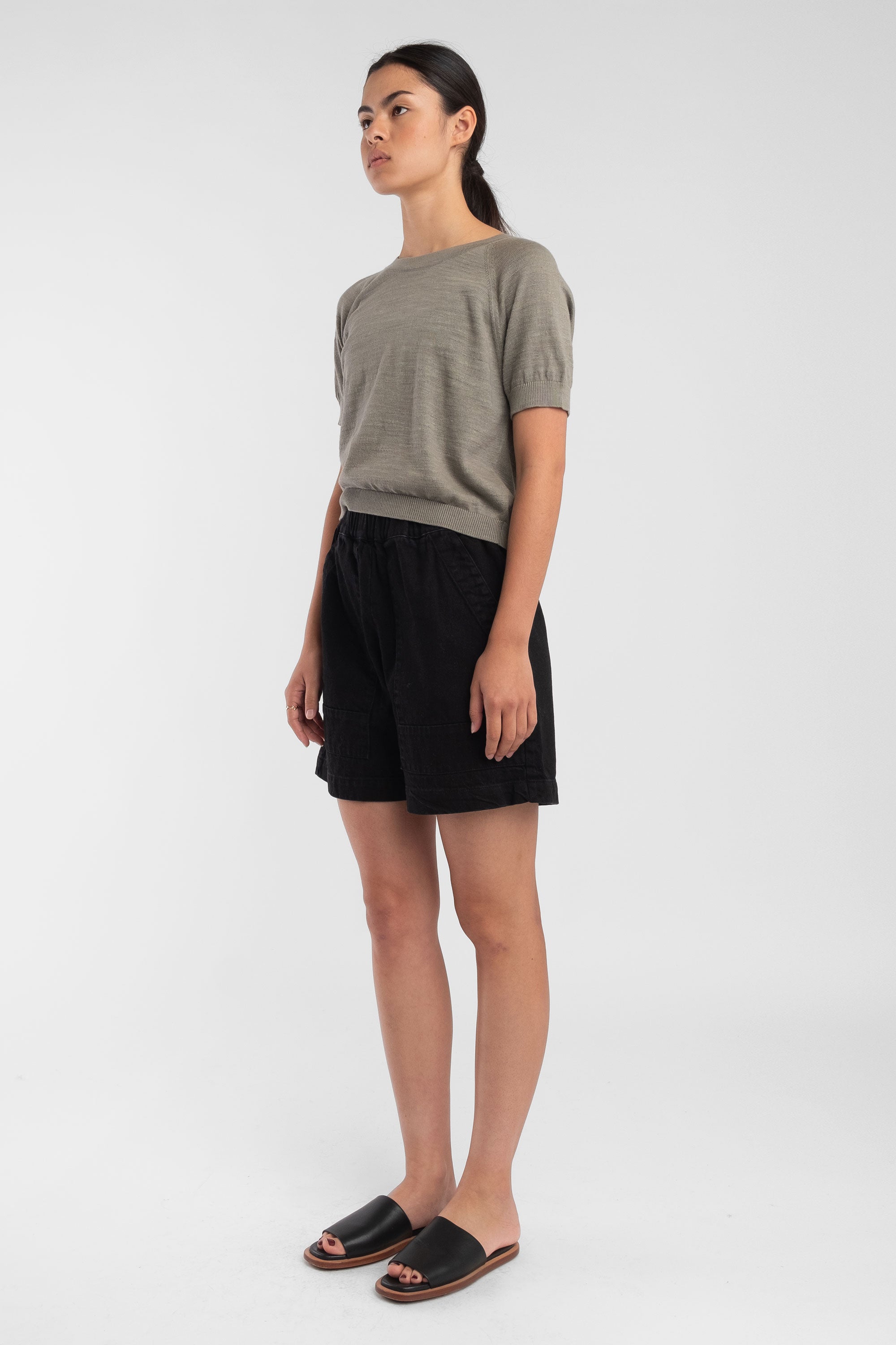 Faded Black Field Short