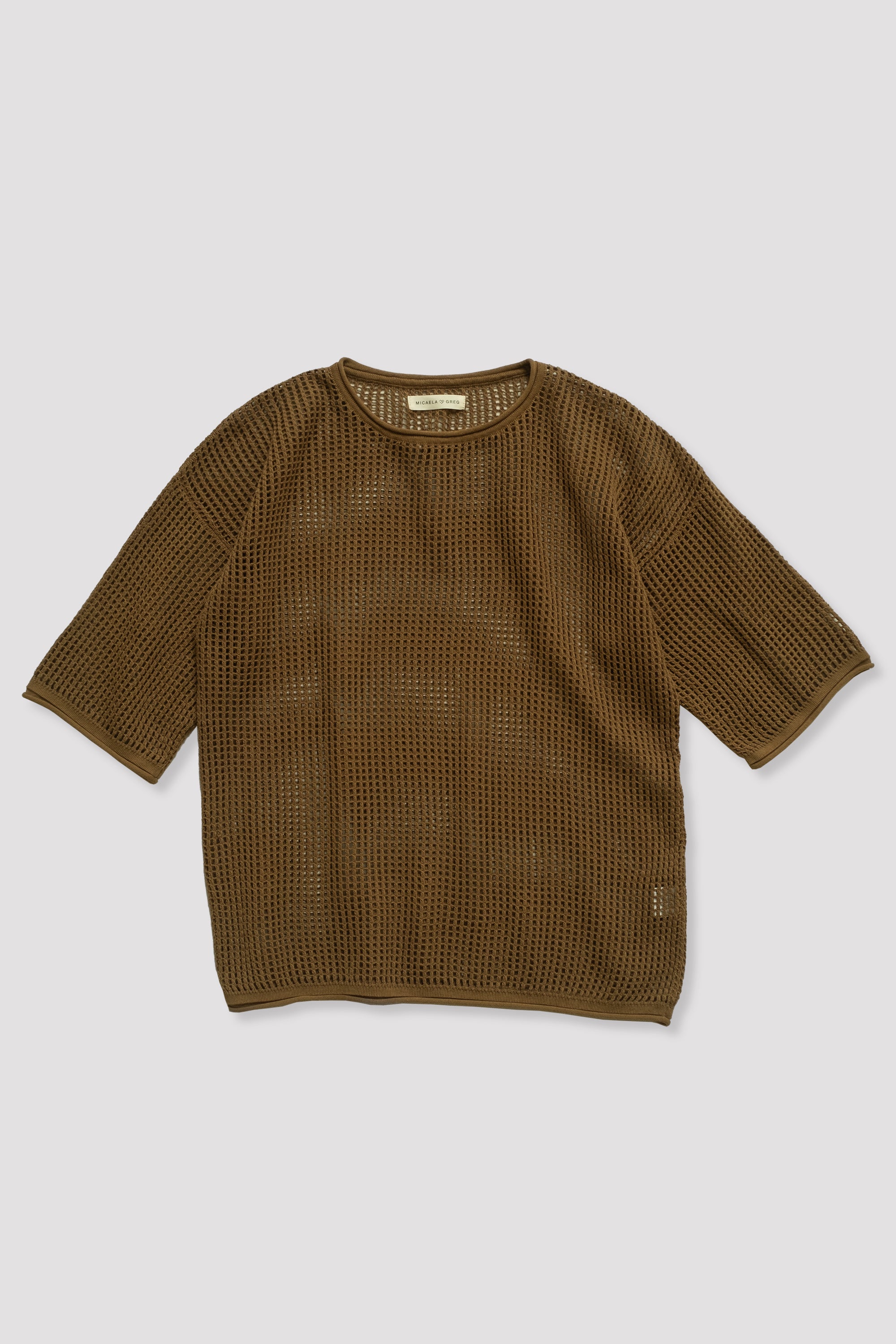 Umber Lattice Tee
