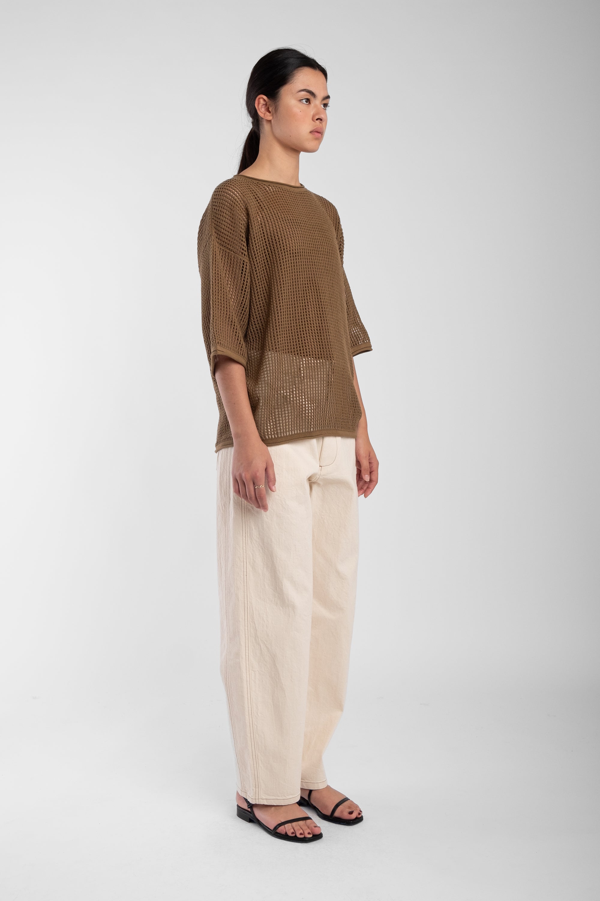 Umber Lattice Tee