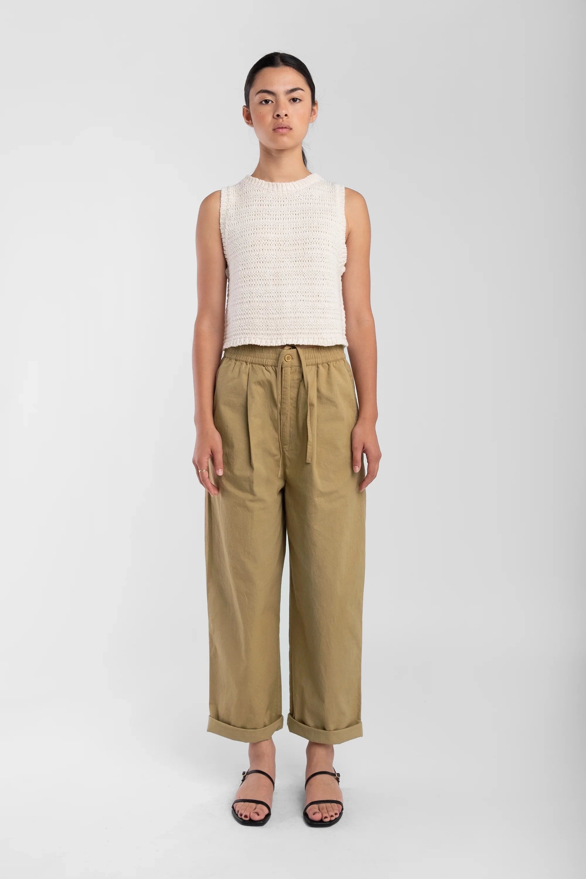 Ochre Tie Trouser
