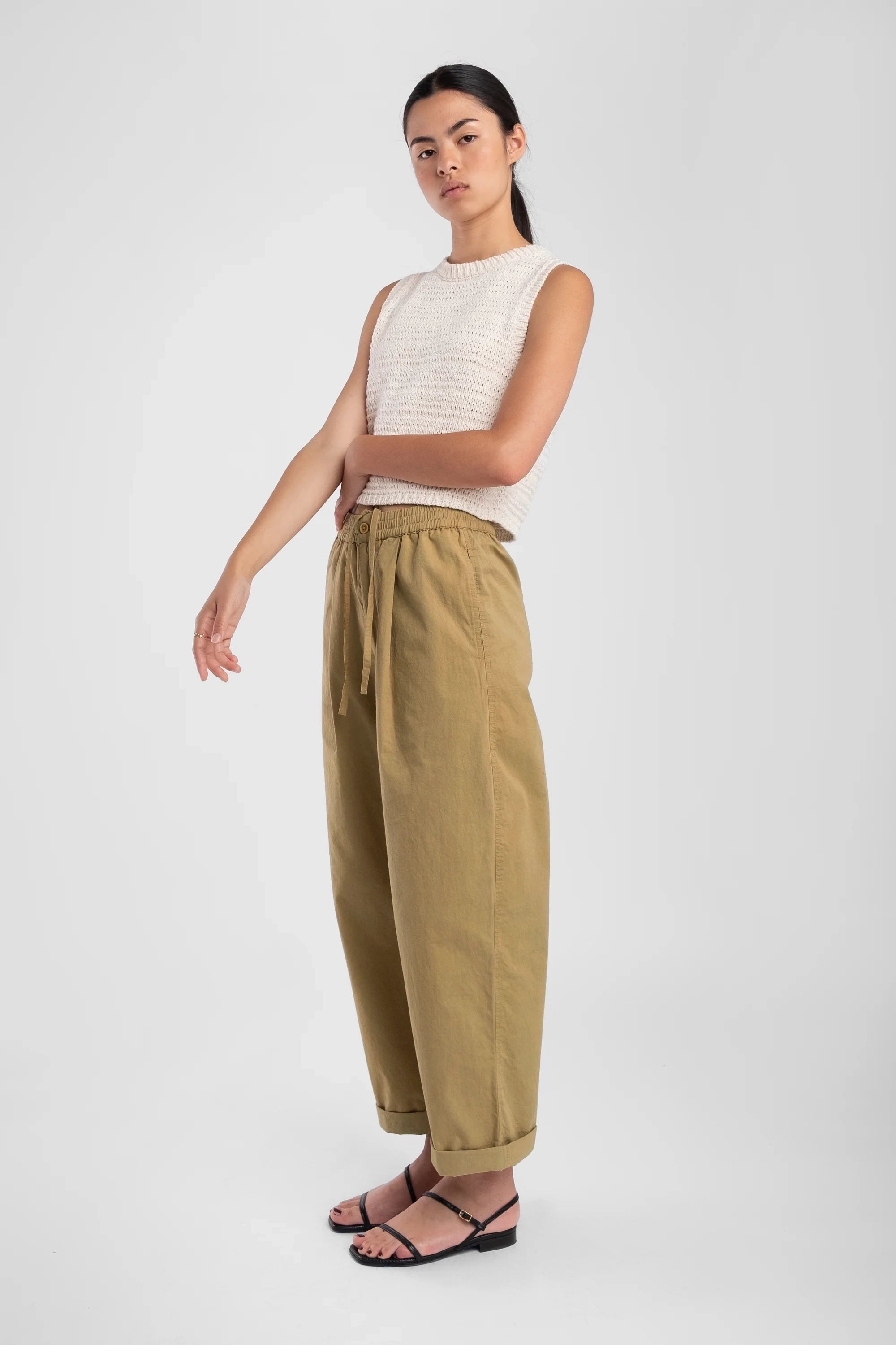 Ochre Tie Trouser