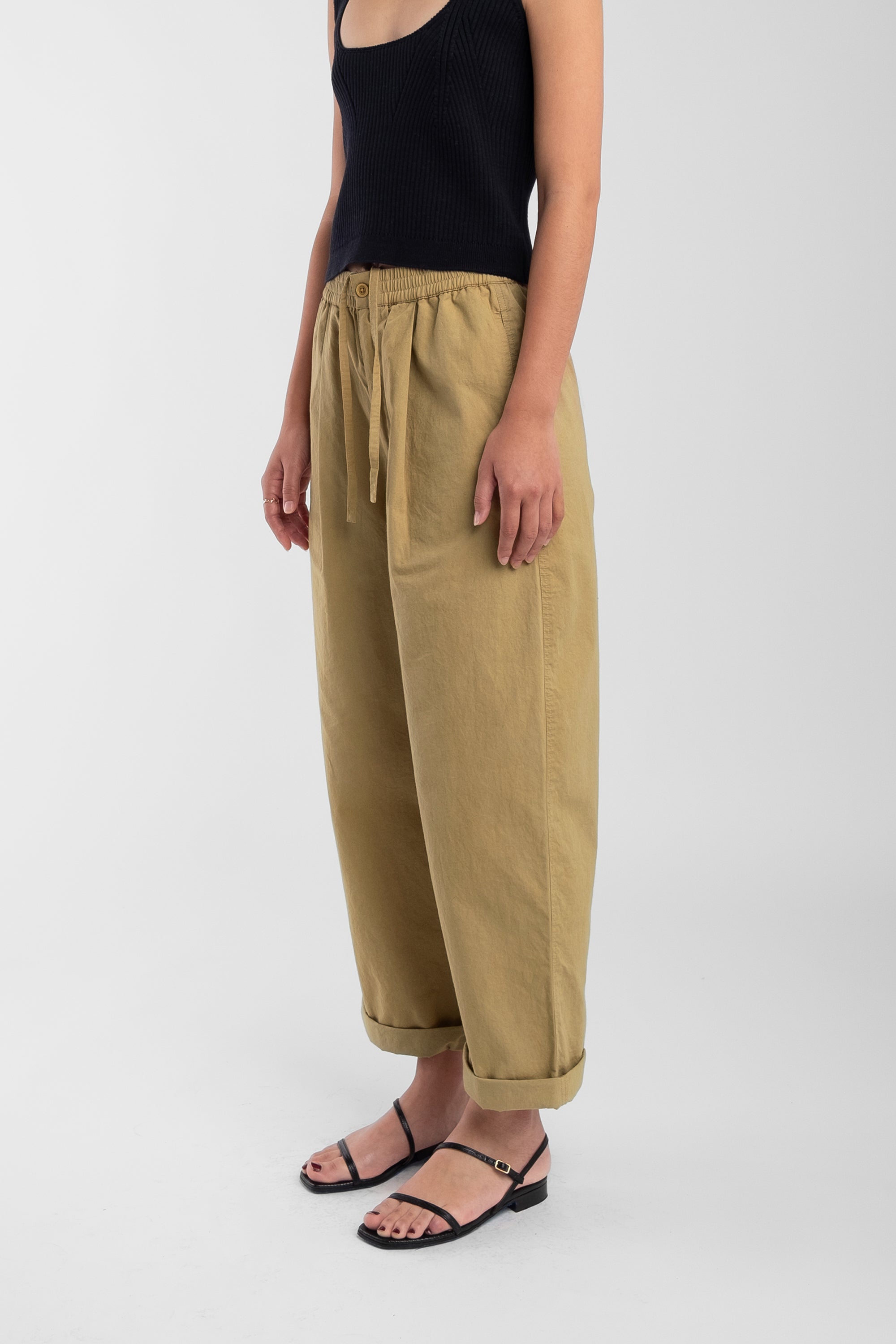 Ochre Tie Trouser