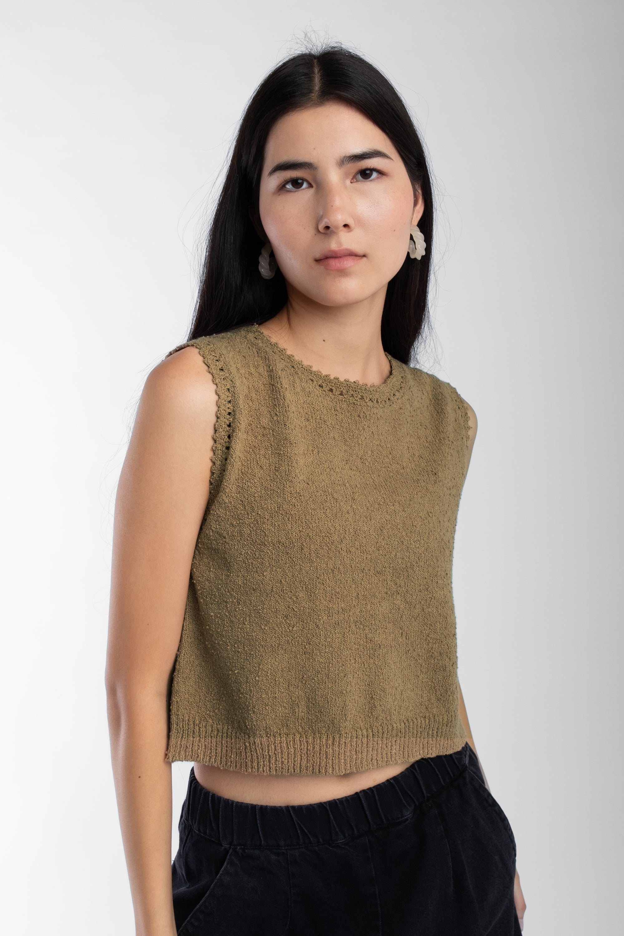 Ginger Boucle Tank