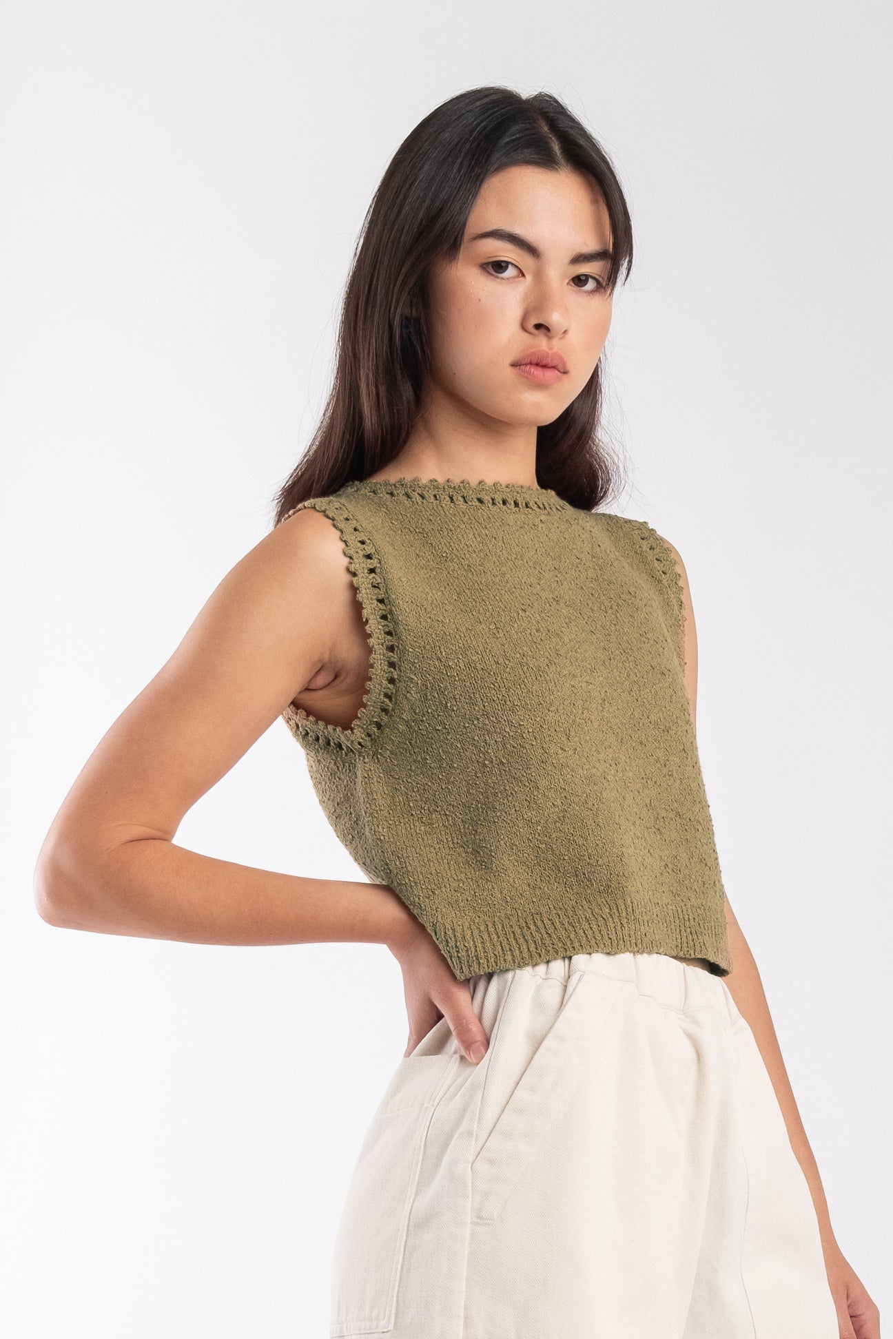 Ivy Boucle Tank