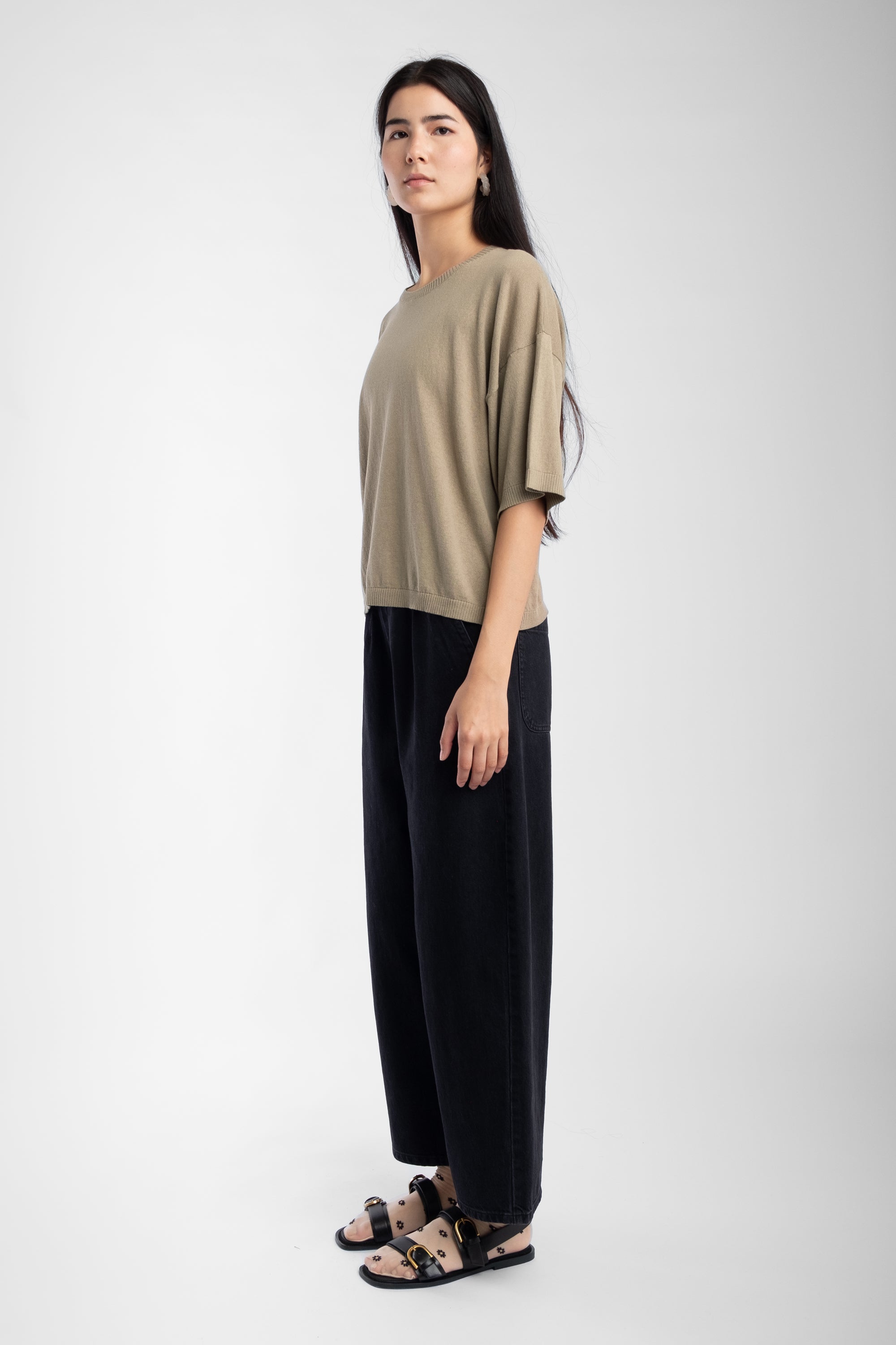 Laurel Extrafine Knit Tee