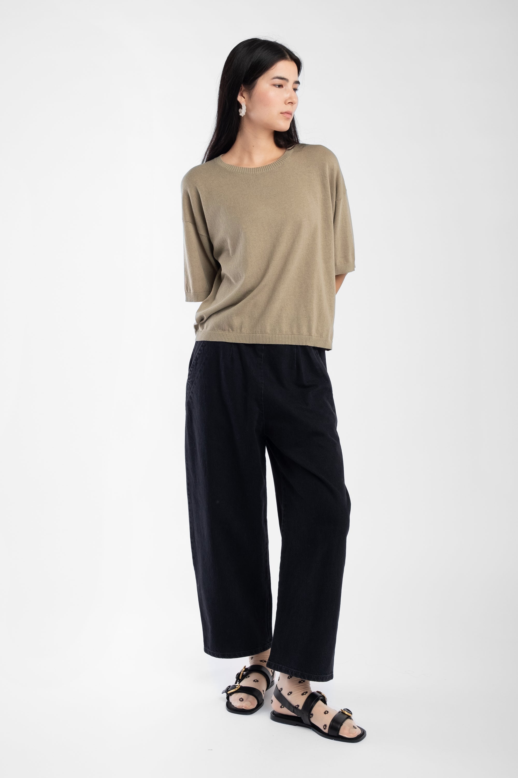 Laurel Extrafine Knit Tee
