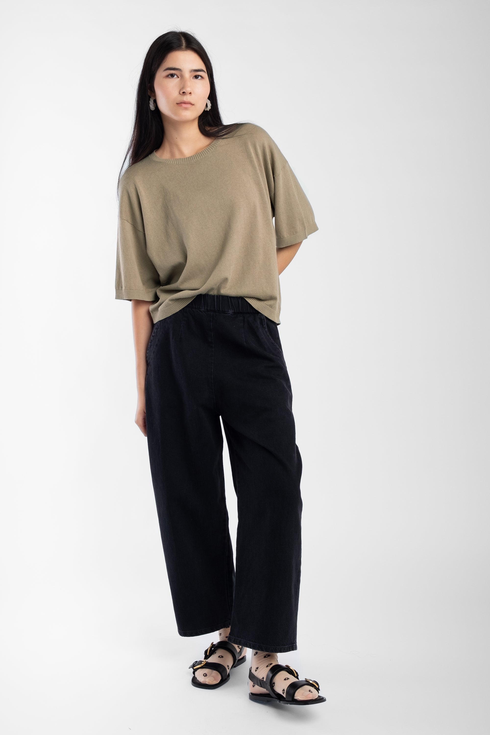 Laurel Extrafine Knit Tee