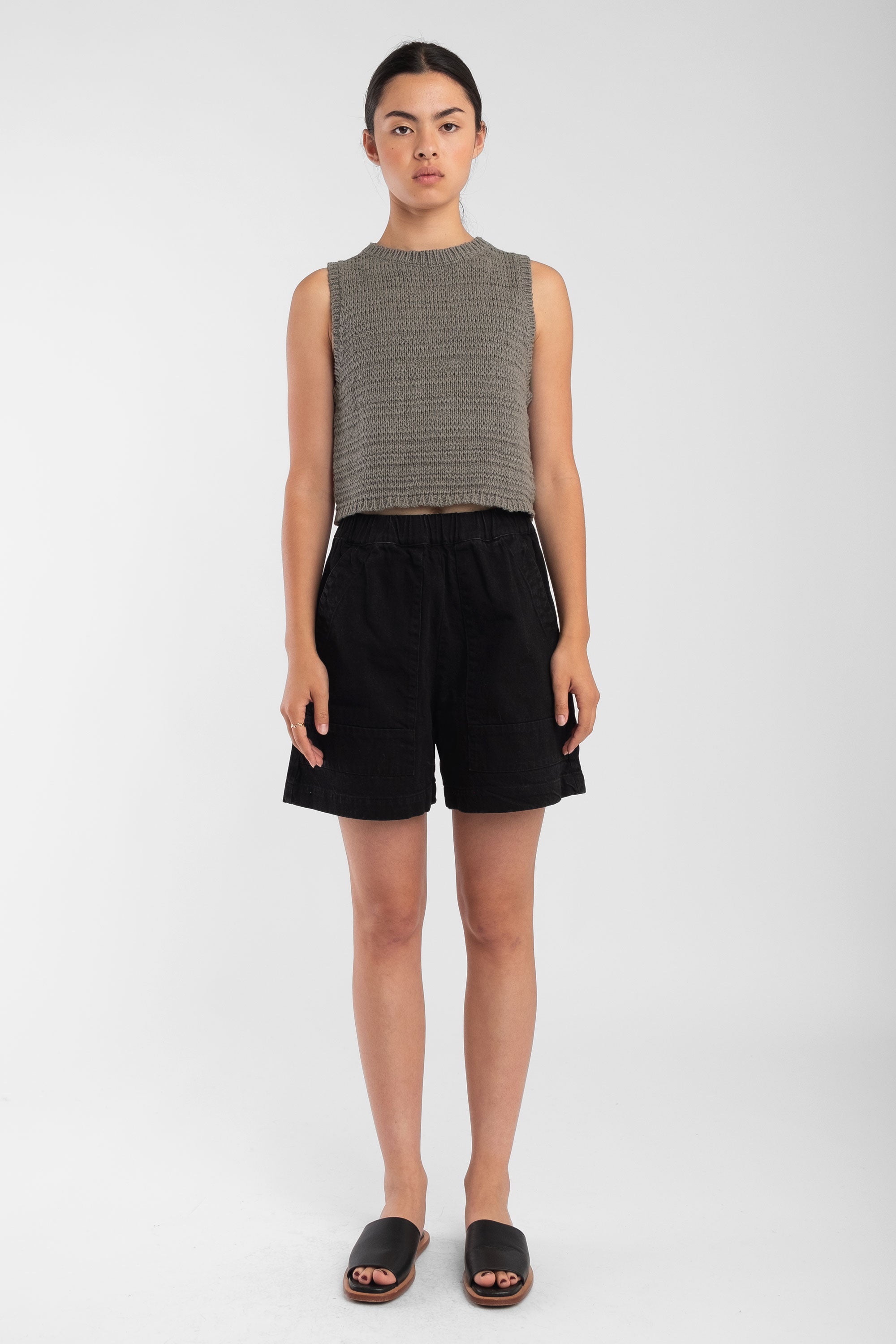 Faded Black Field Short