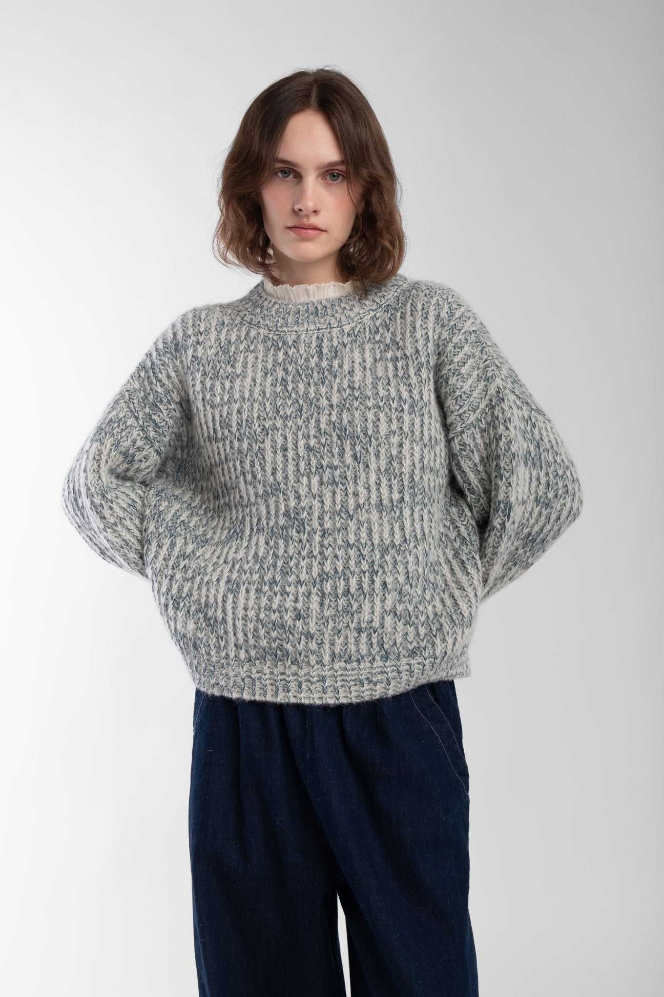 Mix Blue Marcel Pullover