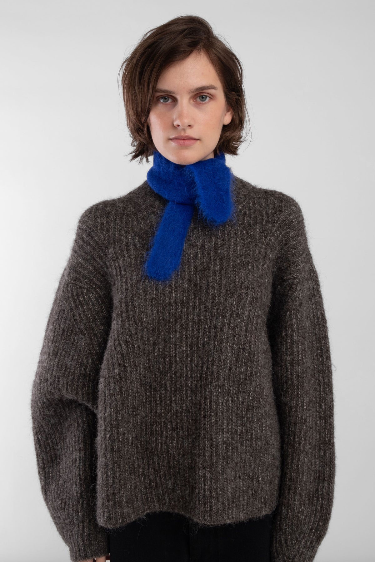 Electric Blue Mini Scarf