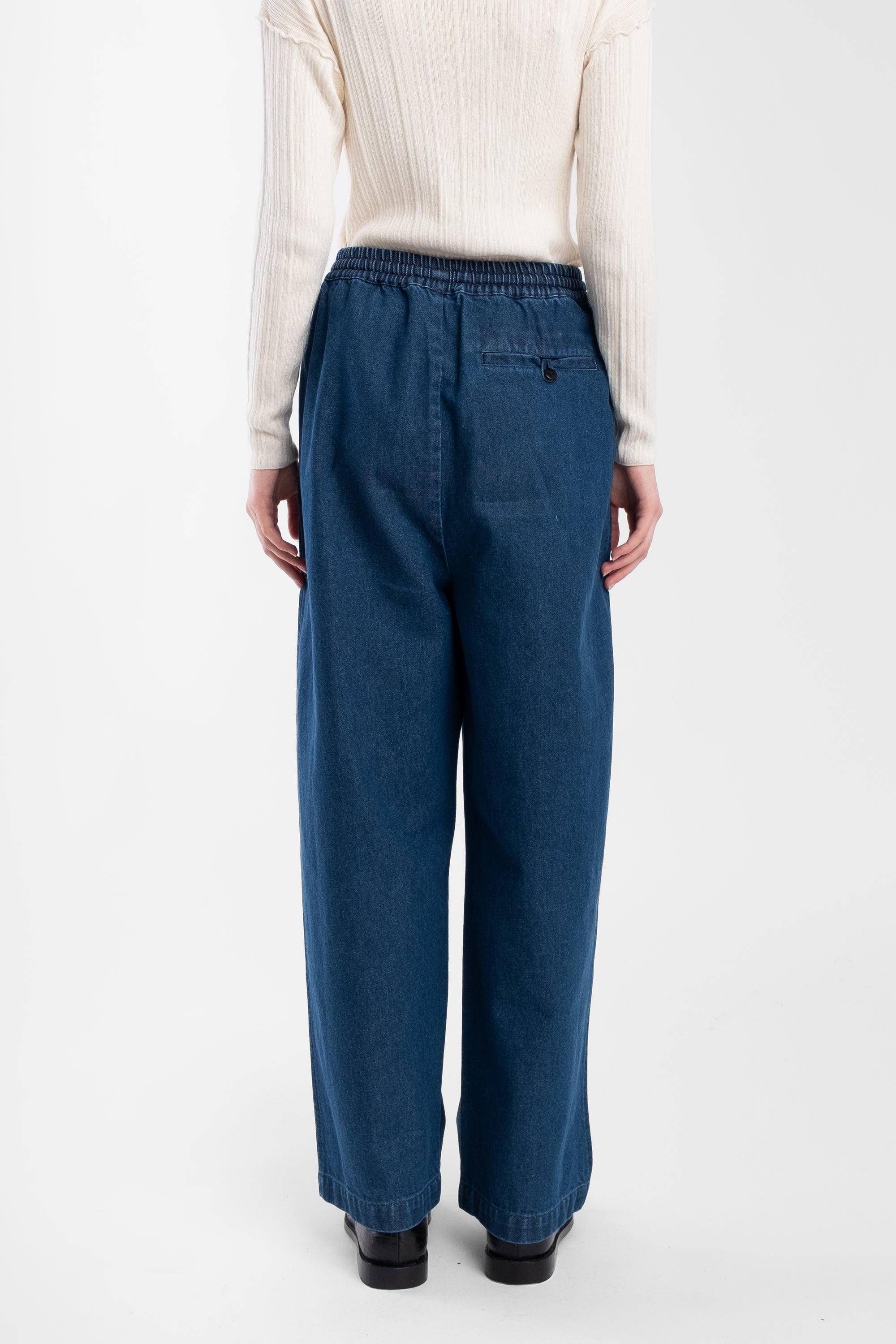 Vintage Blue Tie Trouser
