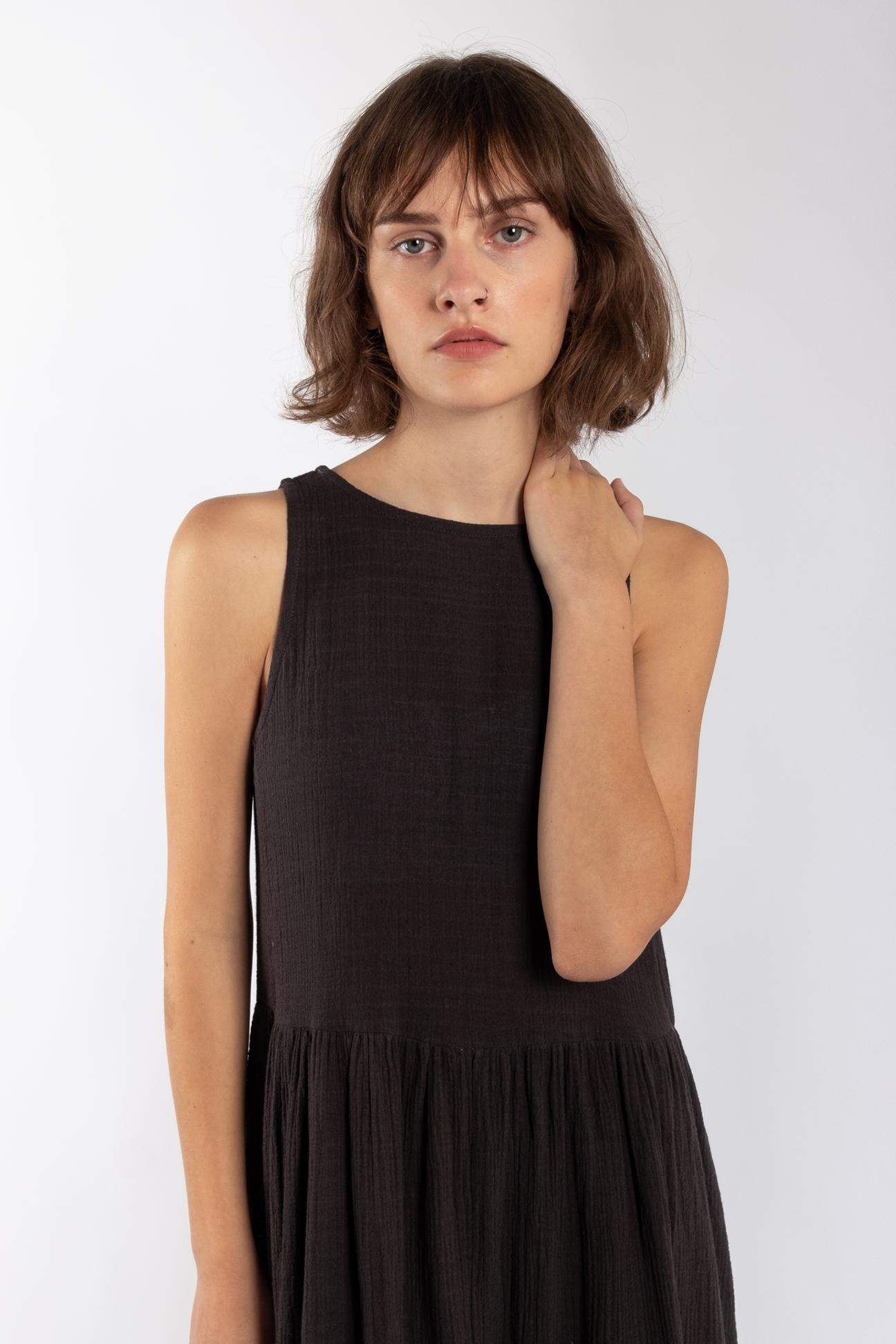 Seconds - Faded Black Tank Dress